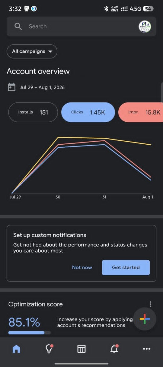 Google Ads App Install Campaign · 1