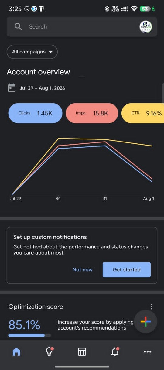 Google Ads App Install Campaign · 3